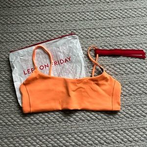 NWT Left on Friday Pool Days top in Popsicle